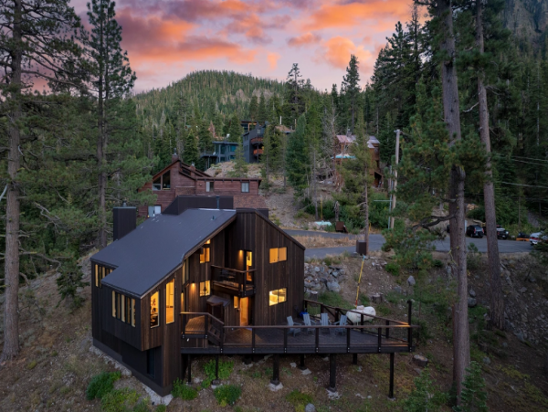 Lake Tahoe Multi-Level Modern Vacation Rental Private Sauna