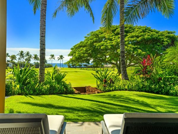 Ocean & Golf Course View Four Bedroom Vacation Rental in Poipu