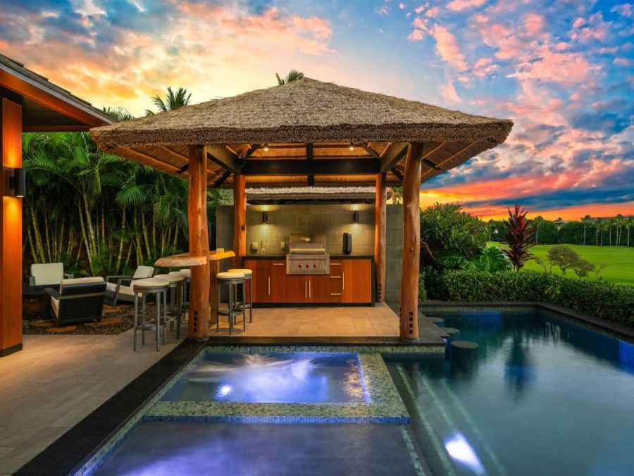 Ocean & Golf Course View Four Bedroom Vacation Rental in Poipu
