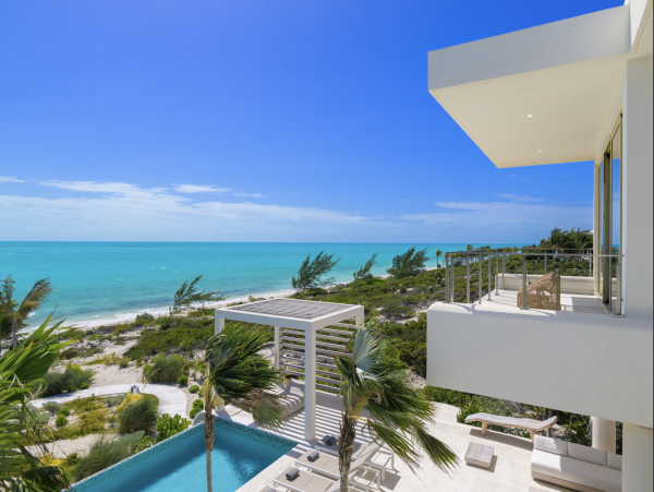 Pure Turks and Caicos Luxury Beachfront Four Bedroom Home