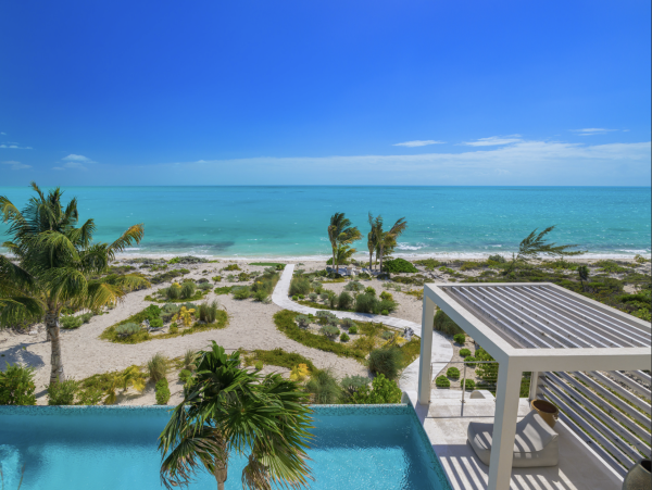 Pure Turks and Caicos Luxury Beachfront Four Bedroom Home