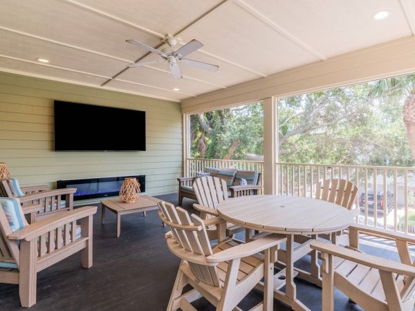 Hilton Head Seven Bedroom Home with Beach Across the Street