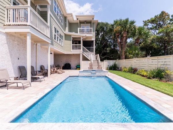 Hilton Head Seven Bedroom Home with Beach Across the Street