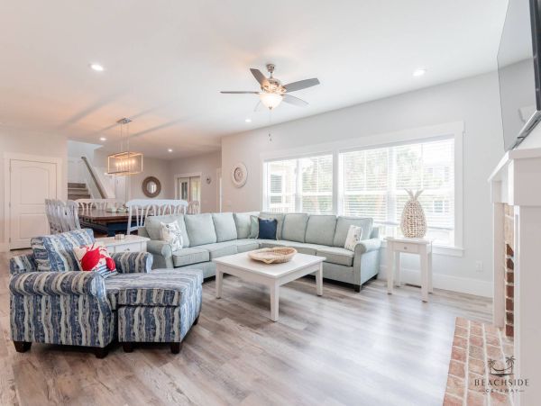 Hilton Head Seven Bedroom Home with Beach Across the Street