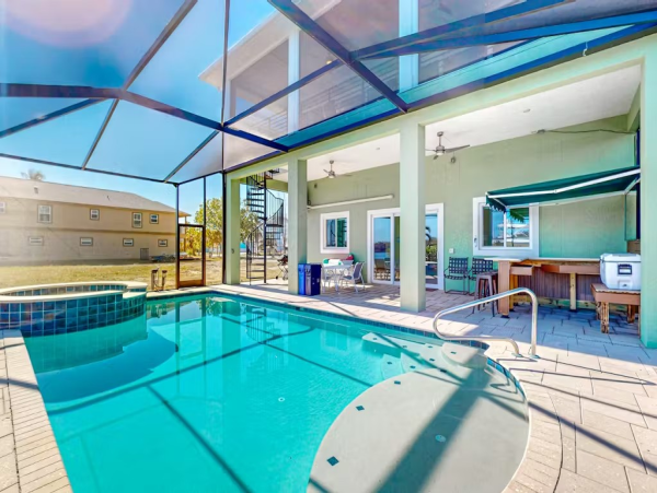 Bay Front Bonita Springs Four Bedroom Home