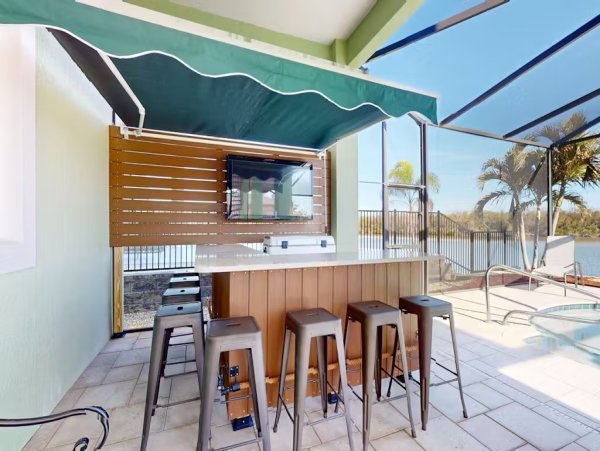 Bay Front Bonita Springs Four Bedroom Home