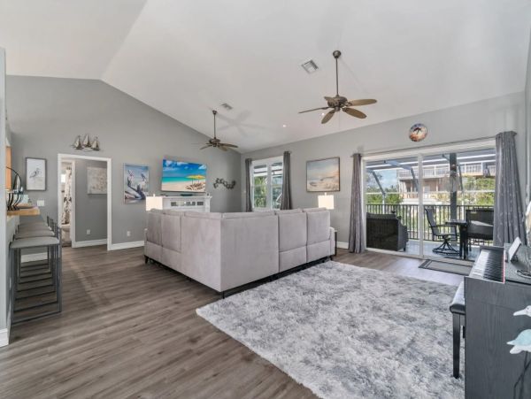 Canal Front Four Bedroom Charming Home in Bonita Beach