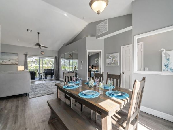 Canal Front Four Bedroom Charming Home in Bonita Beach