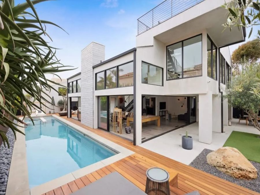 Six Bedroom Beachfront Contemporary Masterpiece in Malibu