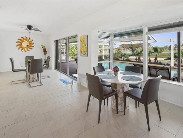 Lovely Golf Course View Three Bedroom Vacation Rental in Marco Island
