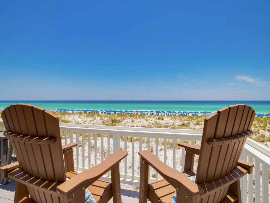 Oceanfront Townhome in Destins Gated Gulf Front South Bay Community