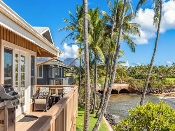 Koloa Oceanfront Stunning Three Bedroom Vacation Home