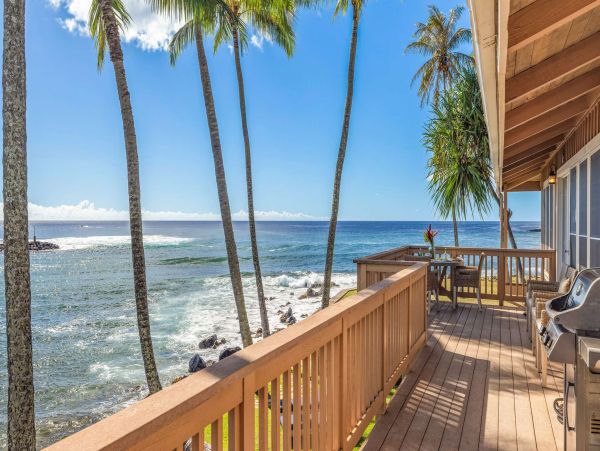 Koloa Oceanfront Stunning Three Bedroom Vacation Home
