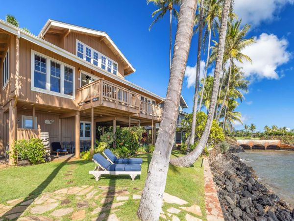 Koloa Oceanfront Stunning Three Bedroom Vacation Home
