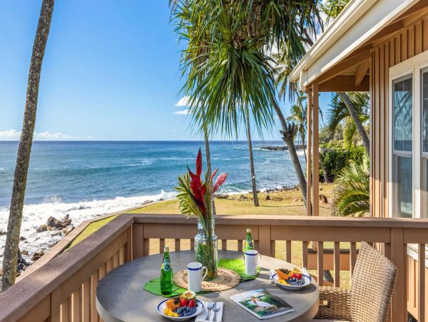 Koloa Oceanfront Stunning Three Bedroom Vacation Home