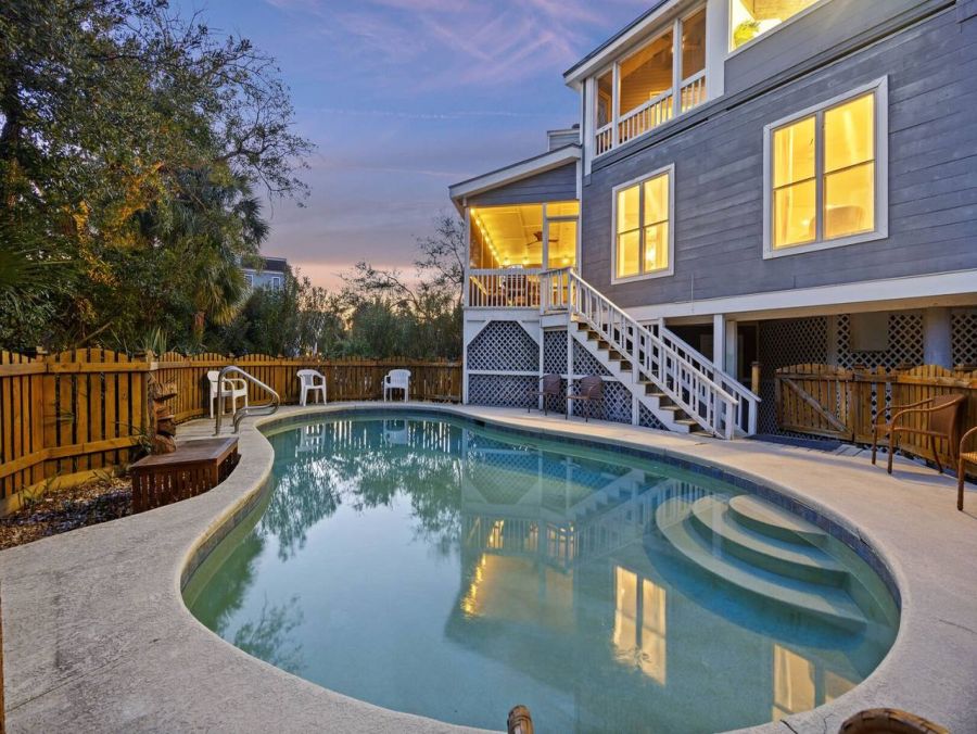 Four Bedroom Home Steps from Beautiful Isle of Palms Beach