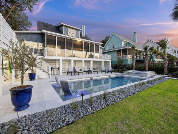 Isle of Palms Golf Course and Waterway Views Four Bedroom Home