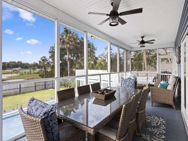 Isle of Palms Golf Course and Waterway Views Four Bedroom Home