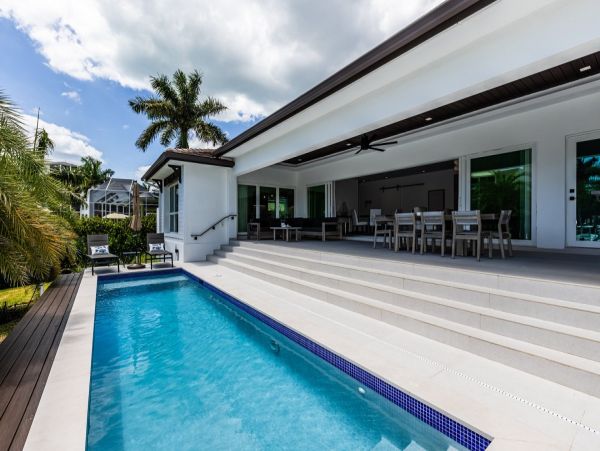 Stylish Four Bedroom Marco Island Pool Home