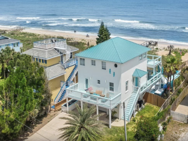 Beachfront Lovely Five Bedroom St. Augustine Pool Home