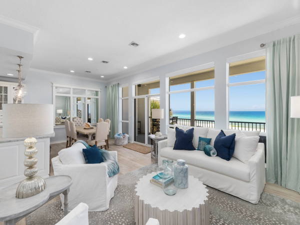 Santa Rosa Beachfront Penthouse Level Luxury Vacation Condo Stunning Views