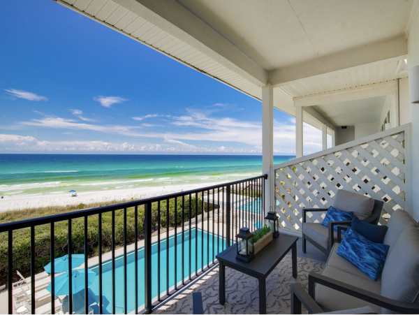 Santa Rosa Beachfront Penthouse Level Luxury Vacation Condo Stunning Views