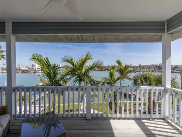 Intracoastal Waterfront Vacation Rental with Pool & Spa Treasure Island Luxury Home