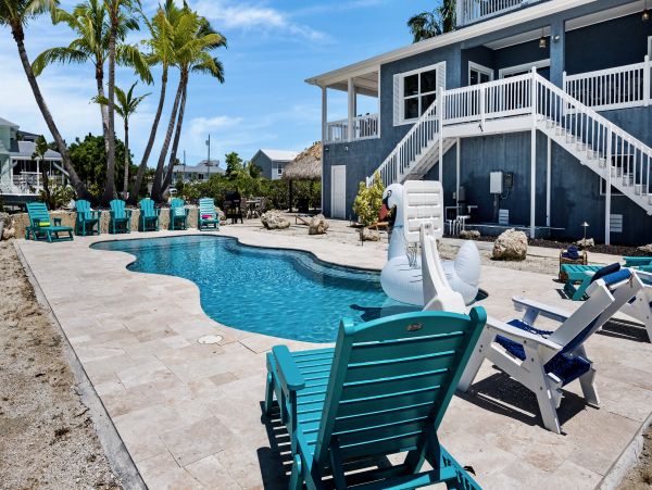 Big Coppitt Key Waterfront Home With Private Pool