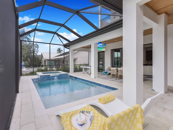 Luxury Waterfront Retreat on Marco Island Two-Story Home