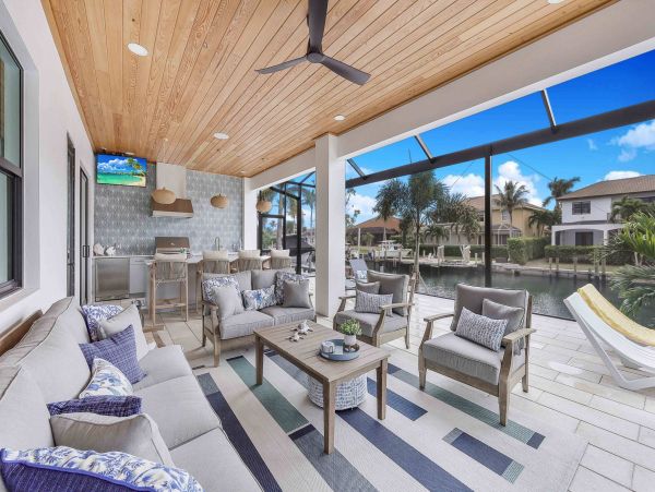 Luxury Waterfront Retreat on Marco Island Two-Story Home