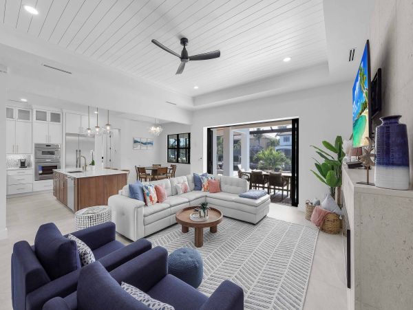 Luxury Waterfront Retreat on Marco Island Two-Story Home