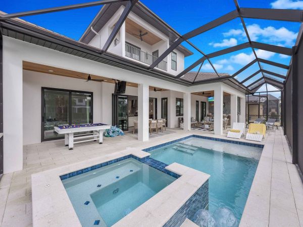 Luxury Waterfront Retreat on Marco Island Two-Story Home