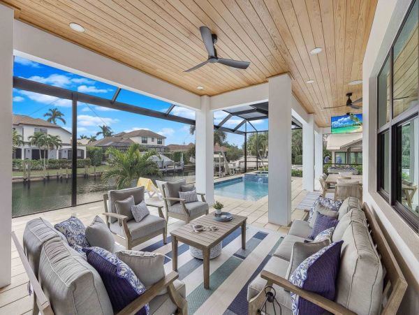 Luxury Waterfront Retreat on Marco Island Two-Story Home