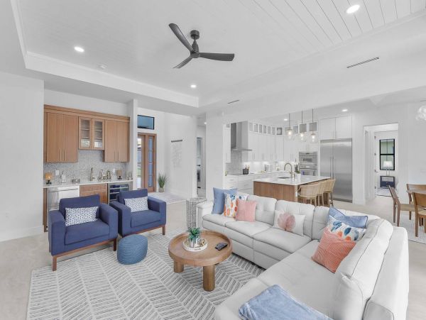 Luxury Waterfront Retreat on Marco Island Two-Story Home