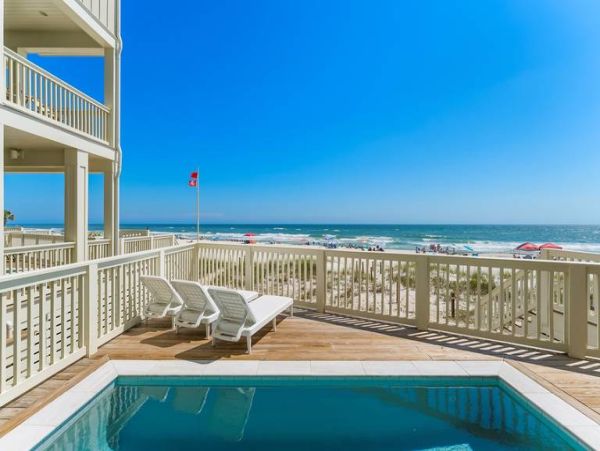 Beachfront 10-Bedroom Vacation Rentals  with Private Pools in Panama City Beach