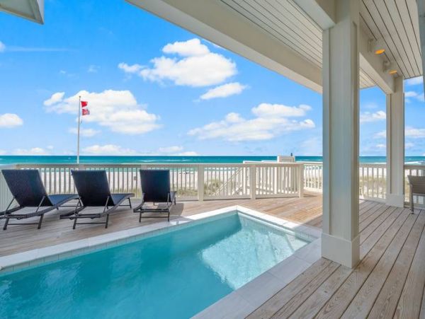 Beachfront 10-Bedroom Vacation Rentals  with Private Pools in Panama City Beach