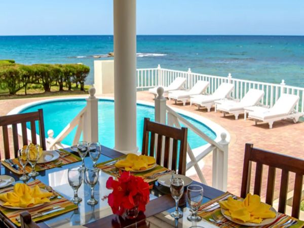Jamaica Ocean Front Three Bedroom Luxury Villa