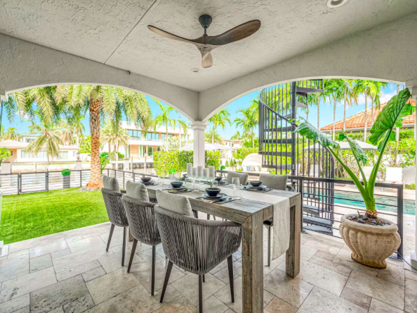 Stylish Waterfront Escape with Heated Pool, Games Room & Dock Access