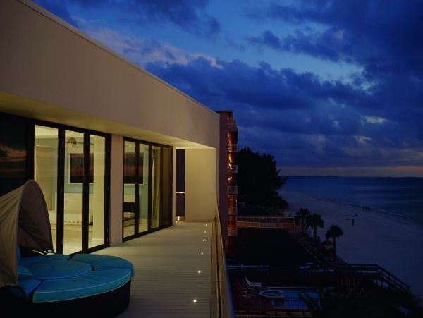 Five Bedroom Beachfront Treasure Island Vacation Home with Pool & Stunning Views