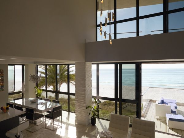 Five Bedroom Beachfront Treasure Island Vacation Home with Pool & Stunning Views