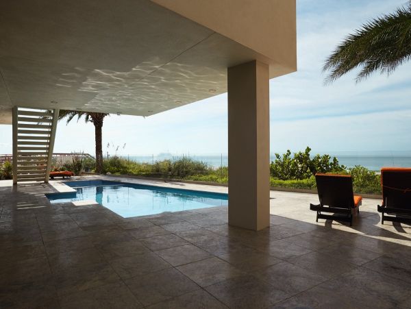 Five Bedroom Beachfront Treasure Island Vacation Home with Pool & Stunning Views