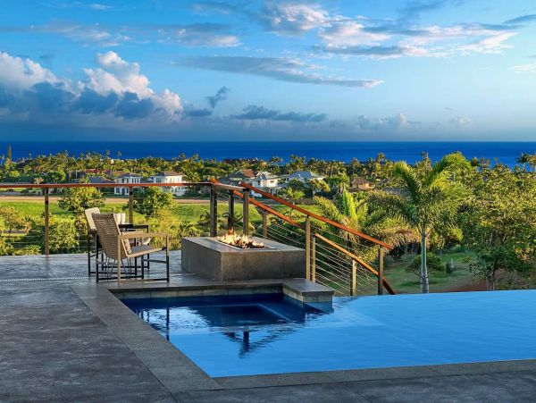 Luxury South Shore Kauai Vacation Rental Koloa Estate for 14 Guests