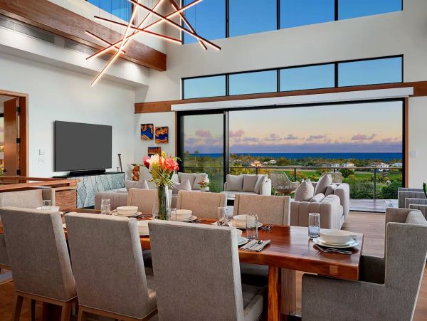 Luxury South Shore Kauai Vacation Rental Koloa Estate for 14 Guests