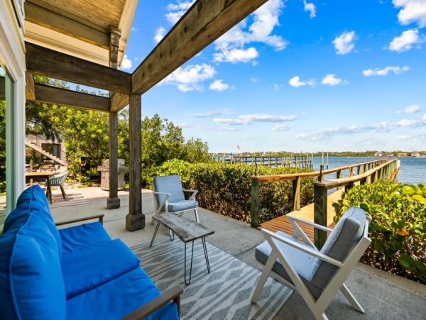 Siesta Key Bayfront Vacation Rental with Dock & Guest House