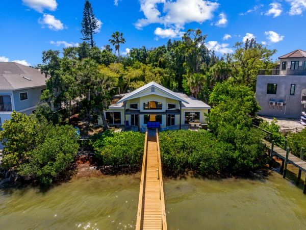 Siesta Key Bayfront Vacation Rental with Dock & Guest House