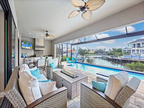 Florida Waterfront Vacation Rental Luxury Tropical Home
