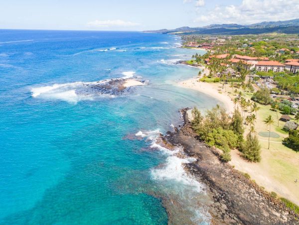 Poipu Beach Vacation Rental Kauai Oceanfront 2-Bedroom Condo with Loft