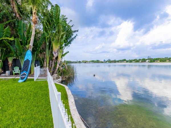 Miami Vacation Rental Lakefront 6-Bedroom Home with Pool & Terrace