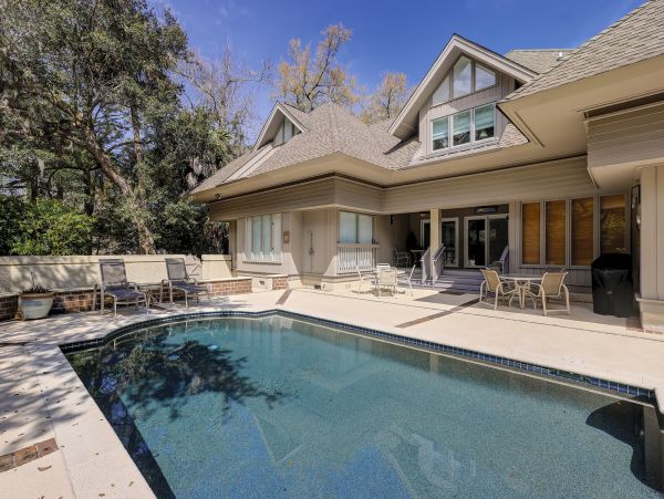 Hilton Head Vacation Rental Sea Pines 5-Bedroom Home with Pool & Beach Access