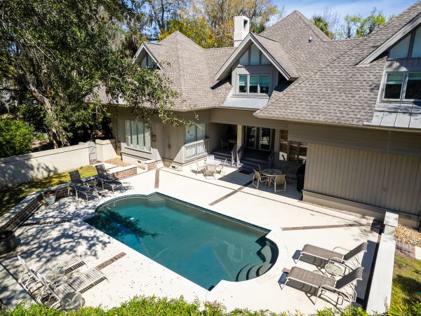 Hilton Head Vacation Rental Sea Pines 5-Bedroom Home with Pool & Beach Access